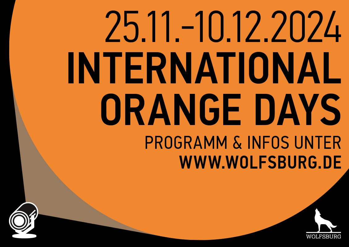 Hinweisbild auf die international orange days